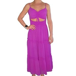 Lulu's Vibrant Purple Maxi Dress